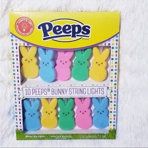 PEEPS Easter Bunny String Lights 5-Feet